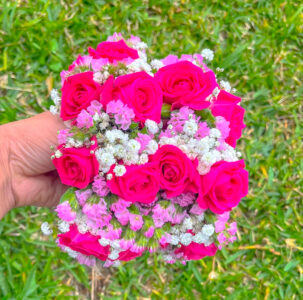 BR01 Bracelets With Dark Pinkpurplewhite 1 303x300