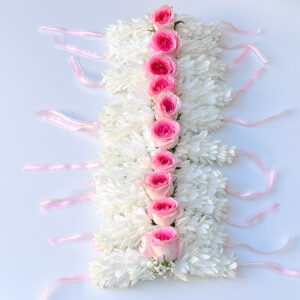GBL09 Guest Bracelets With White Chrys And Light Pink Roses 300x300