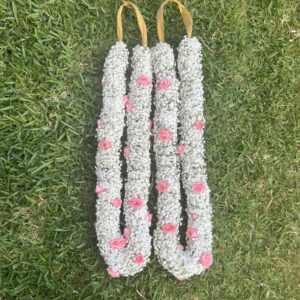HG05 Babys Breath And Light Pink Small Roses Garlands 300x300